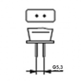 Лампа светодиодная капсула Feron LB-492 2W 2700K 220V G5,3 14х47mm теплый свет