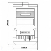 Электросчетчик Меркурий 202.5  5-60А/220В кл.т.1,0 однотарифный мех.