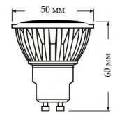 Лампа светодиодная Foton FL-LED PAR16 6W 6400K 400lm 220V GU10 холодный свет