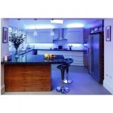 Светодиодная лента 12V SMD-5050 30LED-7,2W/m 10mm синяя (5m)