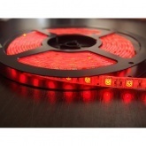 Светодиодная лента 12V SMD-5050 30LED-7,2W/m 10mm красная (5m)