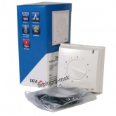 Терморегулятор Devireg 130 с датчиком пола, накладной монтаж