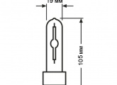 Лампа металлогалогенная Osram HCI-T 150W/930 3000K WDL POWERBALL G12 (МГЛ)