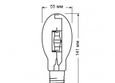 Лампа металлогалогенная Osram HQI-E 100W/NDL CL E27 (МГЛ)