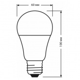 Лампа светодиодная Osram LED CLAS A 60 10W/827 DIM 320° FR 806lm 220V E27