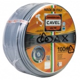 Кабель коаксиальный Cavel SAT 703 ZH телевизионный медный 75 Ом серый [бухта 100м]