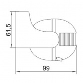 Датчик движения ИЭК ДД 009 черный макс нагрузка 1100Вт угол обзора 180град дальность 12м IP44