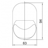 Датчик движения ИЭК ДД 010 белый макс нагрузка 1100Вт угол обзора 180град дальность 10м IP44