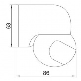 Датчик движения ИЭК ДД 010 белый макс нагрузка 1100Вт угол обзора 180град дальность 10м IP44
