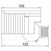 Датчик движения ИЭК ДД 012 белый макс нагрузка 1100Вт угол обзора 180град дальность 12м IP44