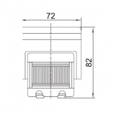 Датчик движения ИЭК ДД 012 белый макс нагрузка 1100Вт угол обзора 180град дальность 12м IP44