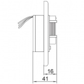 Датчик движения ИЭК в подрозетник ДД 028 белый 1200Вт 140° 9м