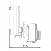 Датчик движения ИЭК ДД 017 черный макс нагрузка 1100Вт угол обзора 120град дальность 12м IP44