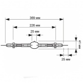 Лампа металлогалогенная Philips MHN-SA 2000W/956 400V 11,3A X830R (871829124183600) (МГЛ)