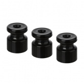 Изолятор для ретро провода TDM пластиковый черный [упак.10 шт]