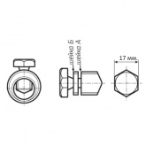 Соединитель болтовой КВТ 4СБ 70/120 со срывными болтами