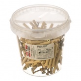 Дюбель-гвоздь Tech-KREP 6х60 SMX-L потайной бортик нейлон [ведро 100шт]