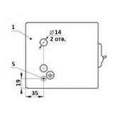 Ящик с понижающим трансформатором ИЭК ЯТП-0,25 220/42-2 36 УХЛ4 IP30