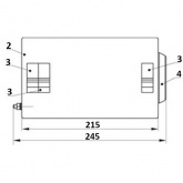 Ящик с понижающим трансформатором ИЭК ЯТП-0,25 380/12-3 36 УХЛ4 IP30