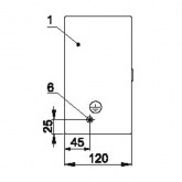 Щиток распределительный ИЭК ОЩВ-3-63-6-0 36 УХЛ4 IP31