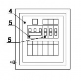 Щиток распределительный ИЭК ОЩВ-3-63-6-0 36 УХЛ4 IP31
