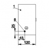 Щиток распределительный ИЭК ОЩВ-3-63-12-0 36 УХЛ4 IP31