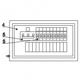 Щиток распределительный ИЭК ОЩВ-3-63-12-0 36 УХЛ4 IP31