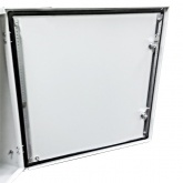 Щит металлический влагозащищенный белый ЩМП IP66, с монтажной платой 600х600х300