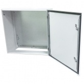 Щит металлический влагозащищенный белый ЩМП IP66, с монтажной платой 600х600х300