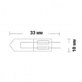 Лампа галогенная HC FR 20W 12V G4 матовая