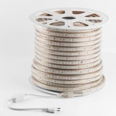 Лента светодиодная Neon-Night LED SMD 2835 14,4W/m 180LED/м, белый, 220В IP67 6.5x17мм 100м