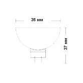 Лампа галогенная Foton MR11 HRS35 50W 220V GU4