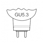 Лампа галогенная MR16 Foton HRS51 75W 220V GU5.3 JCDR