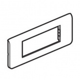 Рамка Legrand Mosaic 6 модулей горизонтальная белая