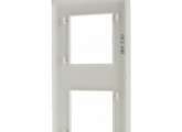 Рамка Legrand Mosaic 2х2 модуля вертикальная белая