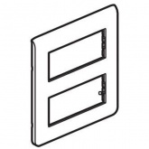 Рамка Legrand Mosaic 2х5 модулей белая