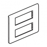 Рамка Legrand Mosaic 2х6 модулей белая