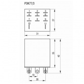 Реле ONI (ИЭК) РЭК77/4(LY4) 10А 24В АC