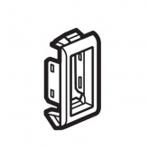 Суппорт Legrand Mosaic для тонких перегородок 1 модуль