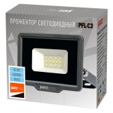 Прожектор светодиодный JazzWay PFL-C3 10W 6500K 850Lm IP65 темно-серый алюминий