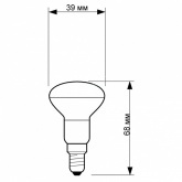 Лампа зеркальная Philips Reflector R39 30W E14