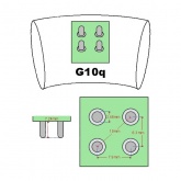 Люминесцентная кольцевая лампа T9 FC 40W/830 3000K G10q D406mm Sylvania