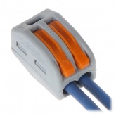 Клеммник WAGO 2 (одножильных или многожильных) х 0,08-4 мм 32A Cu [уп. 50шт]