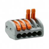 Клеммник WAGO 5 (одножильных или многожильных) х 0,08-4 мм 32A Cu [уп. 40шт]