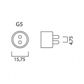 Лампа в ловушки для насекомых Sylvania F11W T5 BL368 G5 L212mm сушка гель-лака-полимер