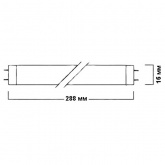 Лампа в ловушки для насекомых Sylvania F15W T5 BL368 G5 L288mm сушка гель-лака-полимер