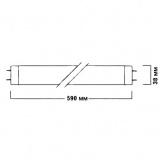 Лампа в ловушки для насекомых Sylvania F40W T12 2ft BL368 G13, 590 mm сушка гель-лака-полимер