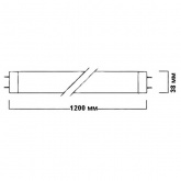 Лампа в ловушки для насекомых Sylvania F40W T12 4ft BL368 G13, 1200 mm сушка гель-лака-полимер