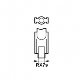 Лампа металлогалогенная Sylvania HSI-TD 70W/NDL RX7s (МГЛ)