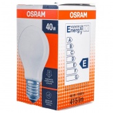Лампа накаливания Osram CLASSIC A CL 40W 230V E27 прозрачная